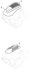 HP45 - 2020-2022 - 2L0481048/AMZ - Mountfield Rotary Mower Engine Cover Diagram