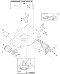 HP46 - 2019 - 295491048/M19 - Mountfield Rotary Mower Deck Diagram