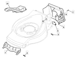 HP46 - 2013-2014 - 299174643/M13 - Mountfield Rotary Mower Front Conveyor Diagram