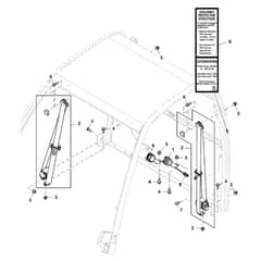 John Deere HPX615E - PC16096 - Seat Belt - ST1001296