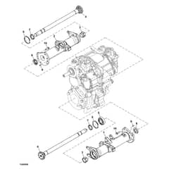 John Deere HPX615E - PC16096 - Axle Shaft - ST1002209