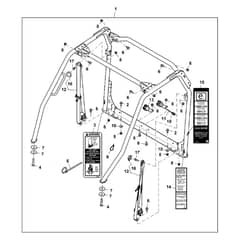 John Deere HPX615E - PC16096 - Occupant Protection - ST1002289