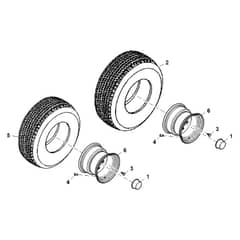 John Deere HPX615E - PC16096 - Wheels - ST1003215