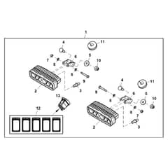 John Deere HPX615E - PC16096 - Led Driving - ST1003729