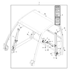 John Deere HPX615E - PC16096 - Seat Belt - ST1035598