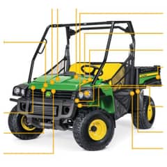 John Deere HPX615E S.N. 040001- Gator - Quick Reference Guide
