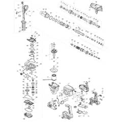 Makita HR009G - 30mm Crdls Combination Hammer - Power Tool Diagram