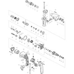 Makita HR1830F - Rotary Hammer 18mm - Power Tool Diagram