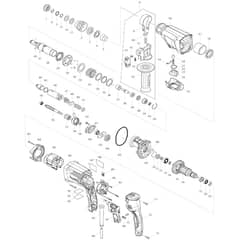Makita HR2300 - 23mm Rotary Hammer - Power Tool Diagram
