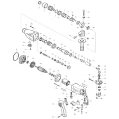 Makita HR2413 - Rotary Hammer 24mm - Power Tool Diagram
