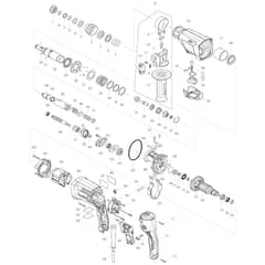 Makita HR2601 - 26mm Rotary Hammer - Power Tool Diagram