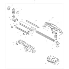 Makita HR2651T - 26mm Comb.Hammer With Dust Ext. - Power Tool 02 Diagram