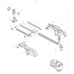 Makita HR2652 - 26mm Comb.Hammer With Dust Ext. - Power Tool 02 Diagram