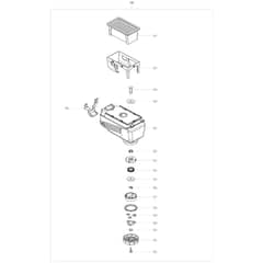 Makita HR2652 - 26mm Comb.Hammer With Dust Ext. - Power Tool 03 Diagram