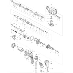 Makita HR2670FT - Combination Hammer - Power Tool Diagram