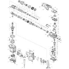 Makita HR3540C - Combination Hammer 35mm - Power Tool Diagram