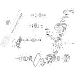 Makita HR5212C - Rotary Hammer 52mm - Power Tool 02 Diagram