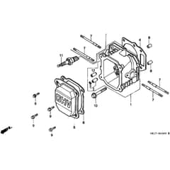 Honda HRB215K2 - SDC - MZBA 6200001-6299999 Cylinder Head Diagram