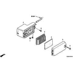 Honda HRB215K4 - HXC - MZBA 6400001-6415006 Air Cleaner Diagram