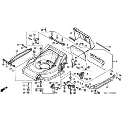 Honda HRB423 - SDE - MZBC 8000001-8099999 Cutter Housing Diagram