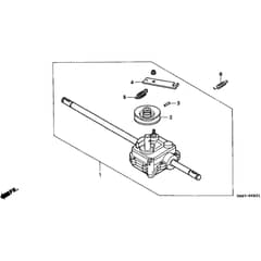 Honda HRB423 - SDT - MZBC 8000001-8099999 Transmission Diagram