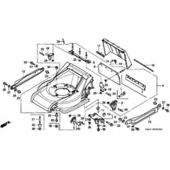 Honda HRB423 - SG - MZBC 8000001-8099999 Cutter Housing Diagram