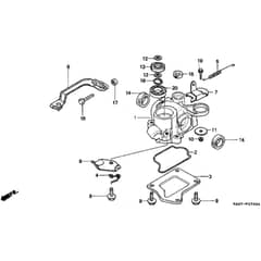 Honda HRB423 - SG - MZBC 8000001-8099999 Gear Case Diagram