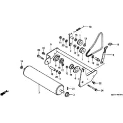 Honda HRB423 - SQE - MZBC 8000001-8099999 Roller Diagram