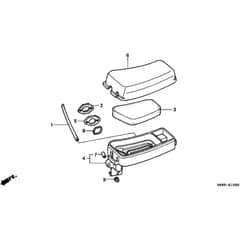 Honda HRB423K1 - PDE - MZBC 8100001- Air Cleaner Diagram