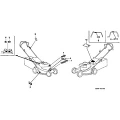 Honda HRB423K1 - QDE - MZBC 8100001- Mask Diagram