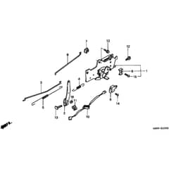 Honda HRB423K1 - SXE - MZBC 8100001- Governor Arm Diagram