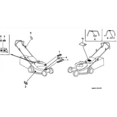 Honda HRB423K1 - SXE - MZBC 8100001- Mark Diagram