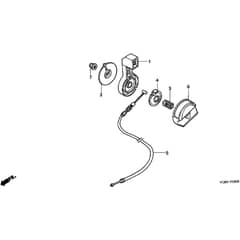 Honda HRB425C1 - QXEE - MZCF 8000001-8499999 Throttle Lever Diagram
