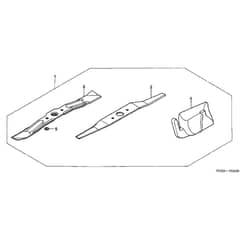 Honda HRB425C1 - SDEE - MZCF 8000001-8499999 Mulching Kit Diagram