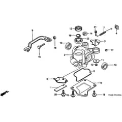 Honda HRB475 - SE - MZAZ 8000001-8099999 Gear Case Diagram