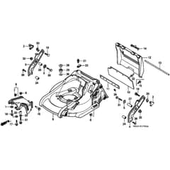 Honda HRB475 - SG - MZAZ 8000001-8099999 Cutter Housing Diagram
