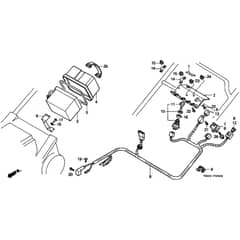 Honda HRB475K1 - SXG - MZAZ 8100001-8199999 Wire Harness/Battery (SME) Diagram