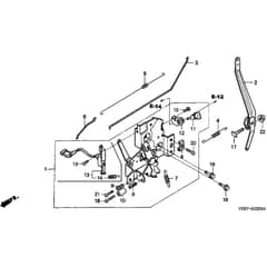 Honda HRB475K3 - HME - MZAZ 8300001-9999999 Control Diagram