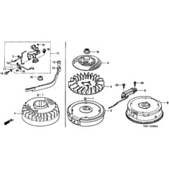 Honda HRB475K3 - HME - MZAZ 8300001-9999999 Flywheel Diagram