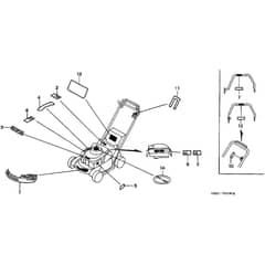 Honda HRB475K3 - HME - MZAZ 8300001-9999999 Mark Diagram