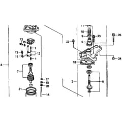 Honda HRB475K3 - HME - MZAZ 8300001-9999999 Starter Motor Diagram