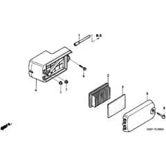Honda HRB475K3 - QME - MZAZ 8300001-9999999 Air Cleaner Diagram