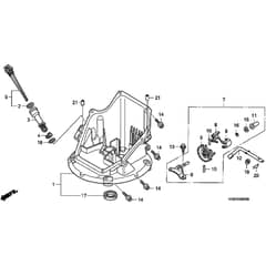 Honda HRB476C - QXE - MZCD 8000001-8099001 Oil Pan Diagram
