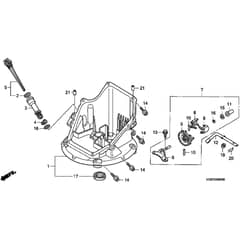 Honda HRB476C - SXE/A - MZCD 8500001-8510560 Oil Pan Diagram