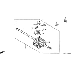 Honda HRB476C - SXE - MZCD 8000001-8099001 Transmission Diagram
