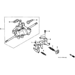 Honda HRB535K1 - SXG - MZBA 6100001-6199999 Transmission Diagram