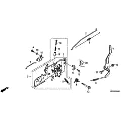 Honda HRB536C1 - HXEA - MZCB 6100001-6199999 Control Diagram