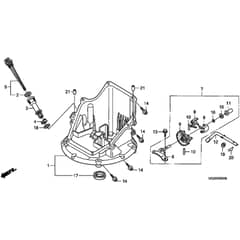 Honda HRB536C - HXE - MZCB 6000001-6099999 Oil Pan Diagram