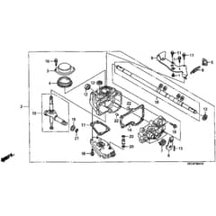 Honda HRB536C - SXF - MZCB 6000001-6099999 Transmission (HXE) Diagram