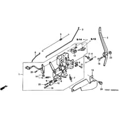 Honda HRD535K2 - QME - MZBM 8200001-9999999 Control Diagram